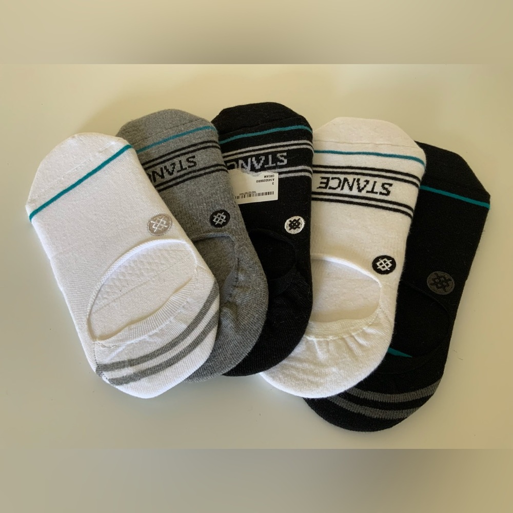 (5) Stance Solids No Show Basic Socks - image 5